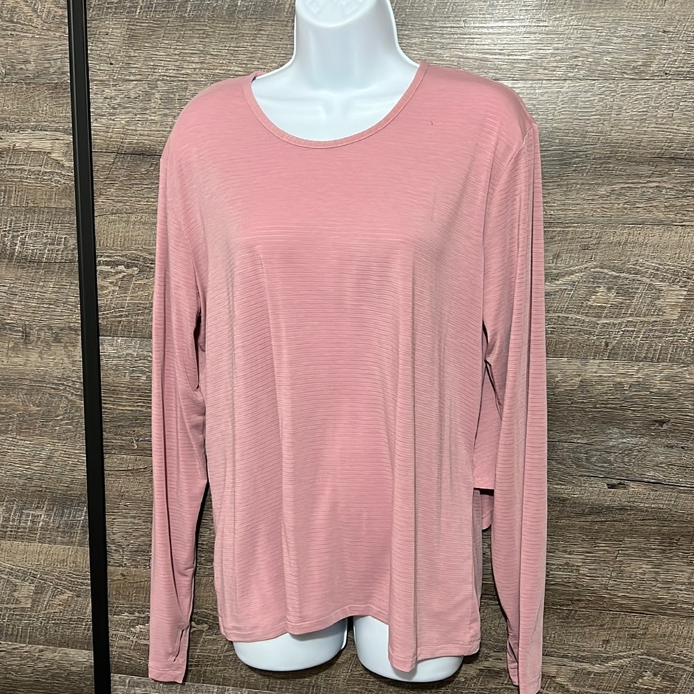 Pink workout top